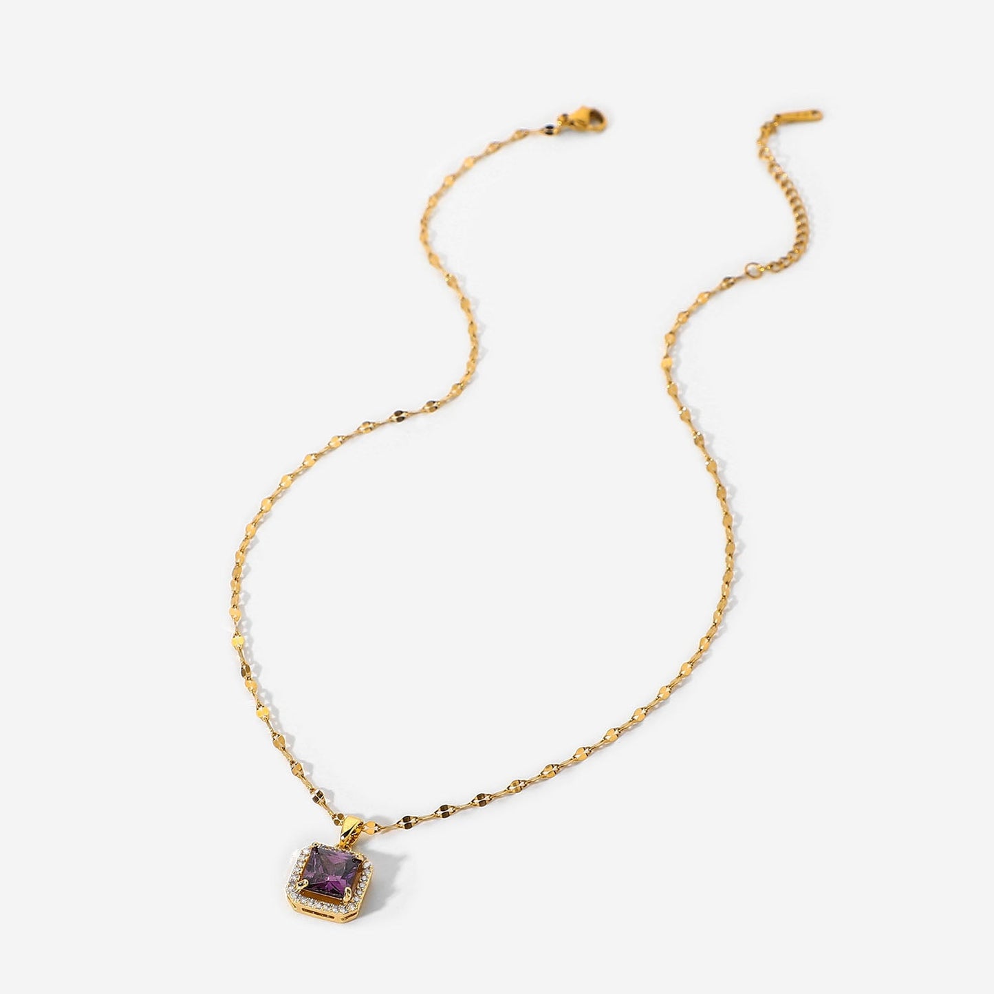 Samara – Gold Necklace with Amethyst