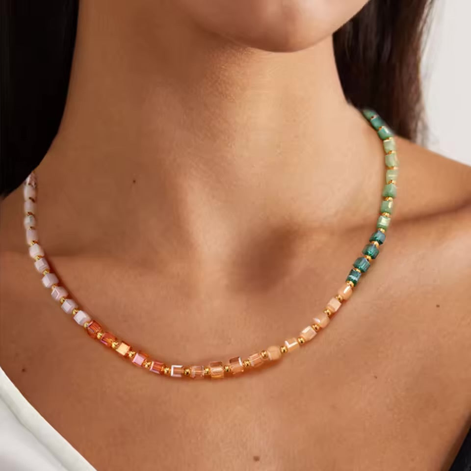 Victoria – Crystal Beaded Necklace