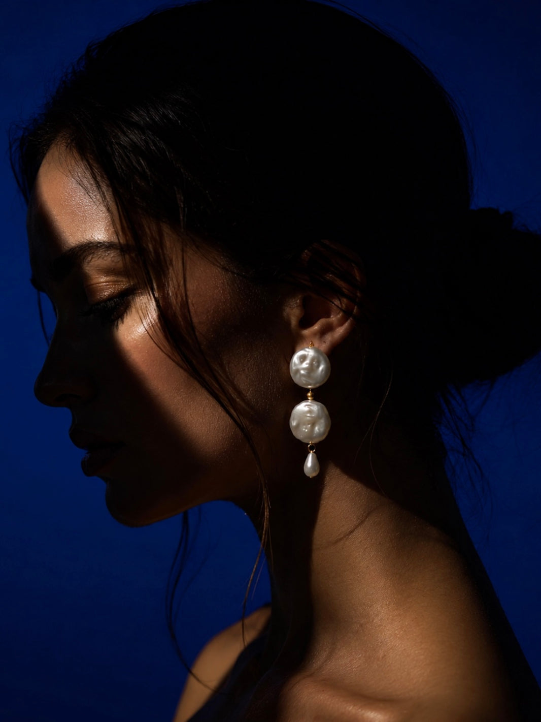 Marina Earrings - Freshwater Pearl Statement Drops