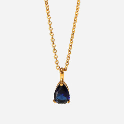 Zina – Gold Birthstone Necklaces