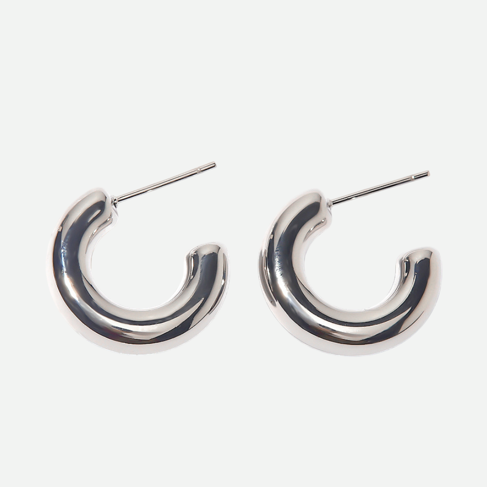 Kimberly – Gold and Silver Classic Hoops