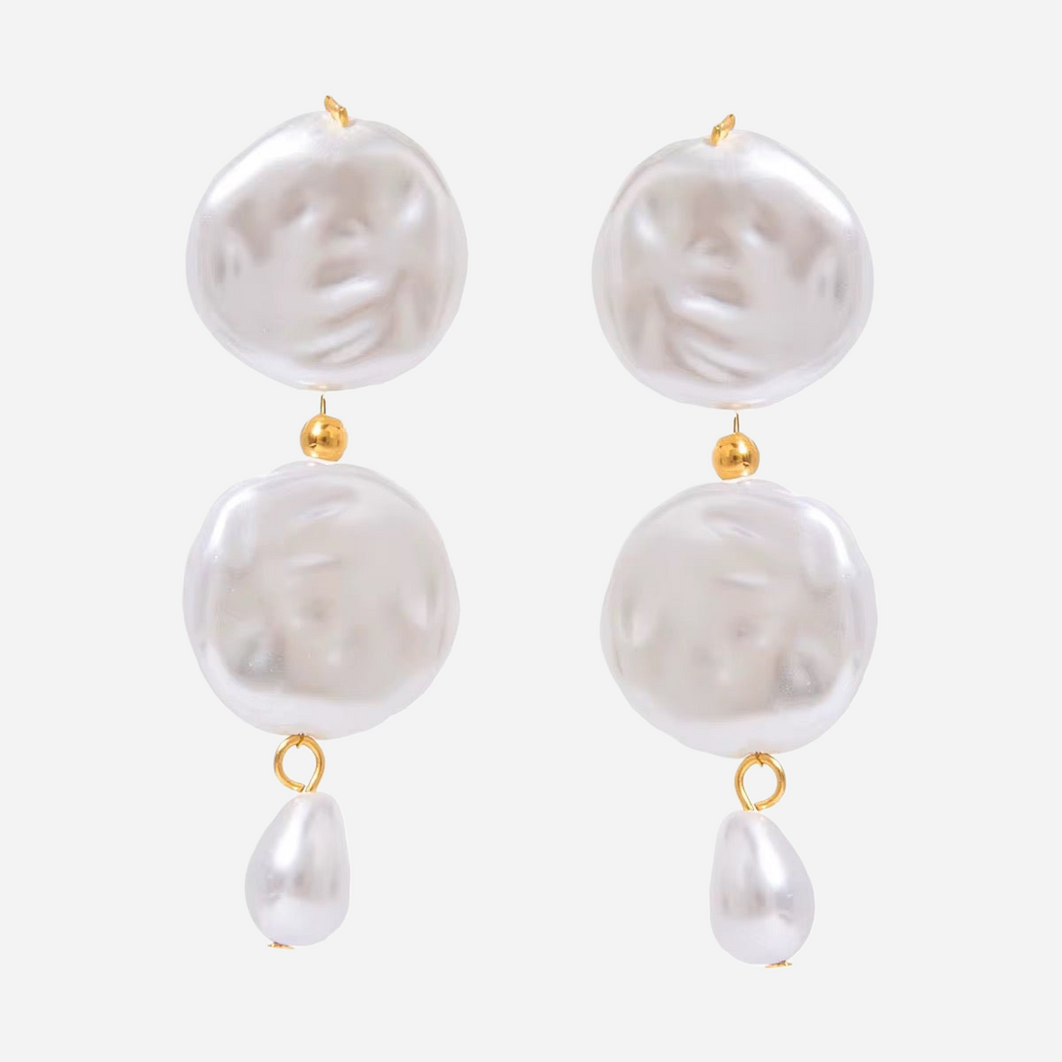 Marina Earrings - Freshwater Pearl Statement Drops