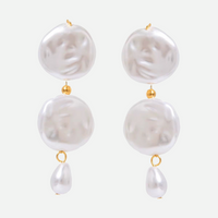 Marina Earrings - Freshwater Pearl Statement Drops