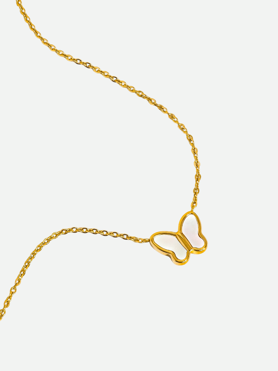 Vanessa Set – Butterfly Pendant Necklace & Stud Earrings