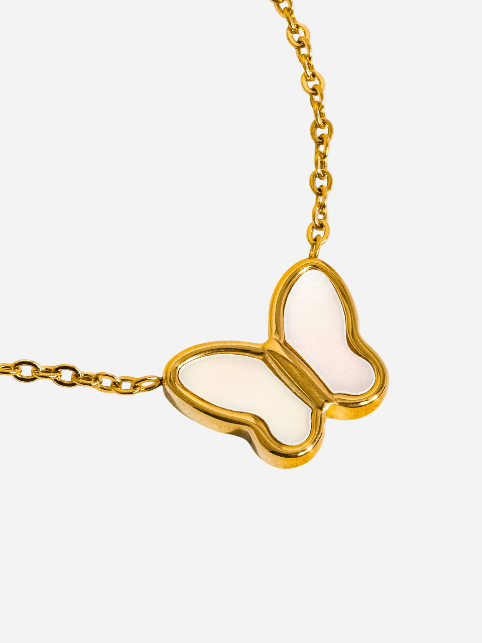 Vanessa Set – Butterfly Pendant Necklace & Stud Earrings