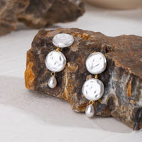 Marina Earrings - Freshwater Pearl Statement Drops