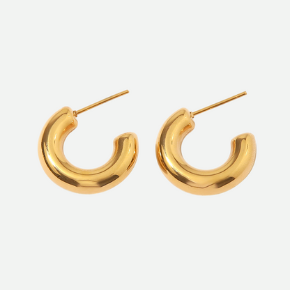 Kimberly – Gold and Silver Classic Hoops