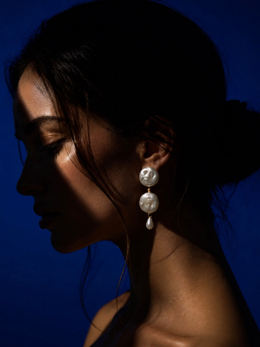 Marina Earrings - Freshwater Pearl Statement Drops