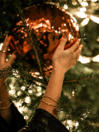Alara Bangle - Gold Hammered Bangle