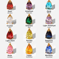 Zina – Gold Birthstone Necklaces