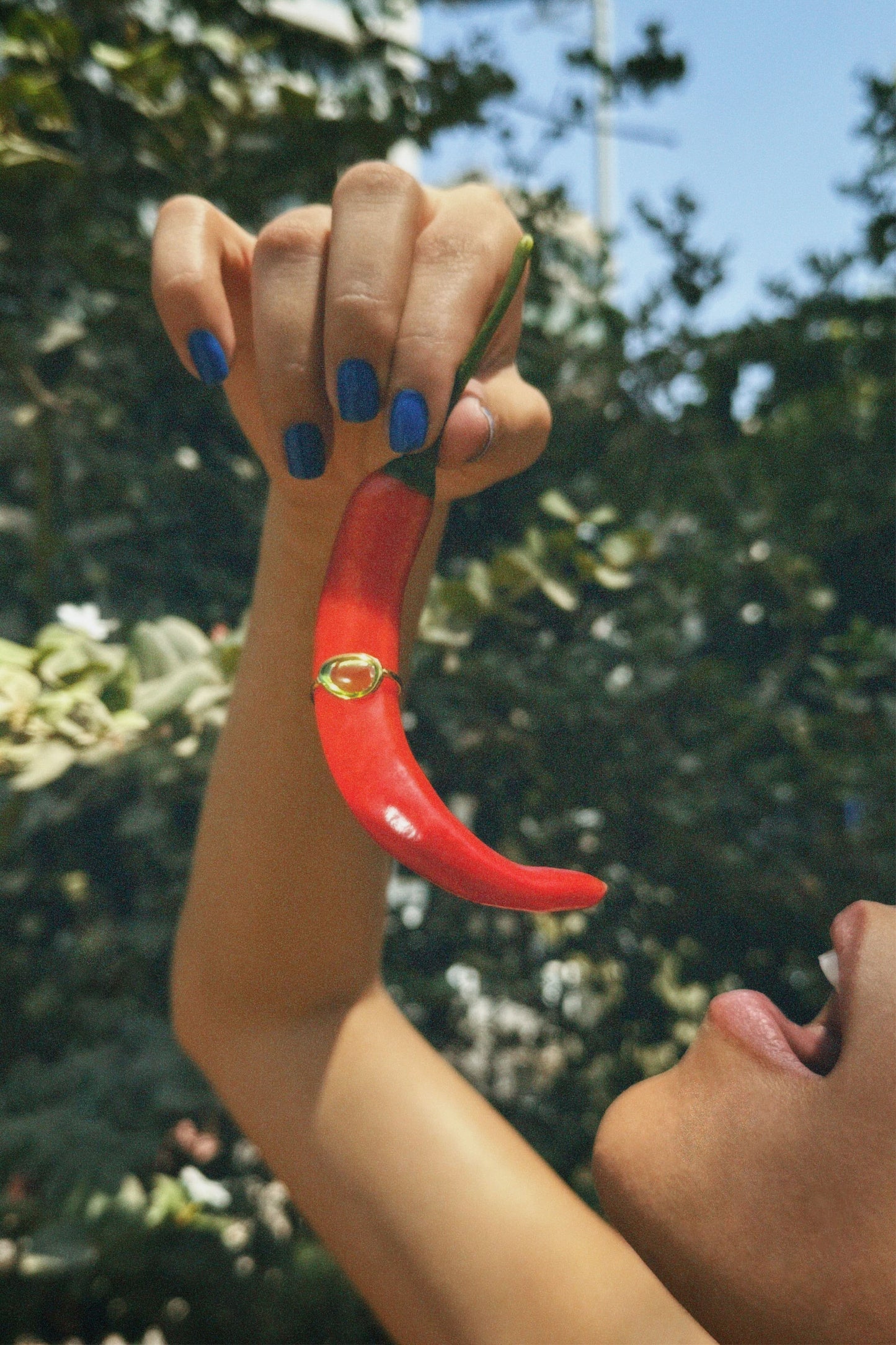 Waterproof 18K PVD gold-plated stainless steel ring with emerald zircon stone, women’s statement jewelry Lebanon